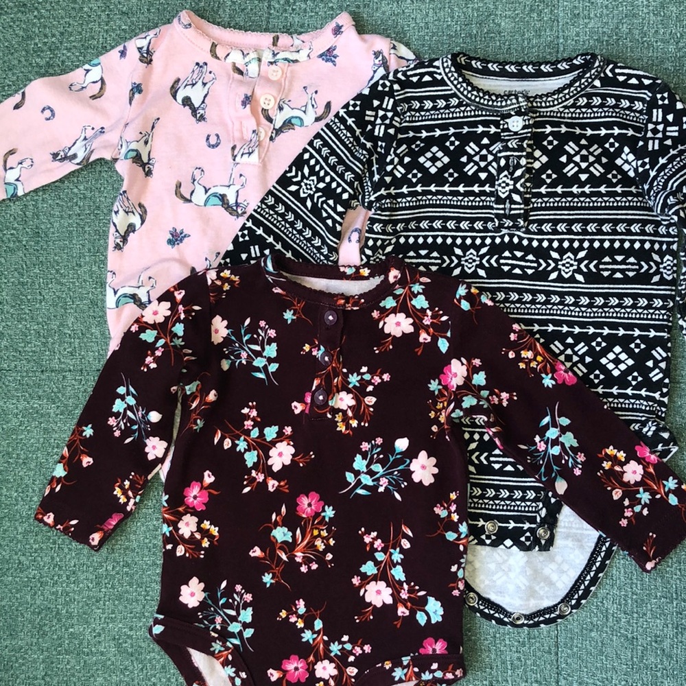 ❌DONATED❌Bundle- 3 Carter’s Long Sleeve Henley